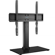 BONTEC Universal Swivel Table Top TV Stand for 26-55 LED OLED LCD Plasma Flat up