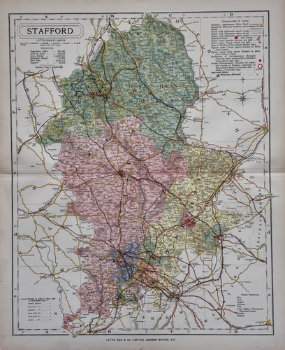 Victorian staffordshire county - victorian,