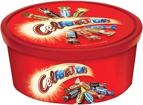 Chocolate tubs celebrations - chocolate,