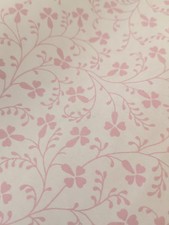Laura Ashley Campion Wallpaper Remnant 1980's Estimated half roll + 1m piece