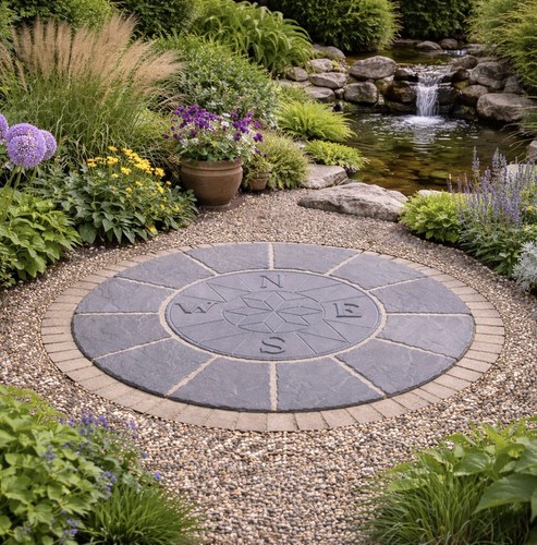 Char grey compass - 1.2m,