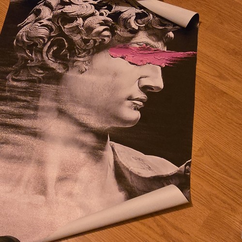 Portrait poster pink - portrait,