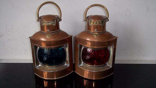 Vintage ships port starboard - vintage,