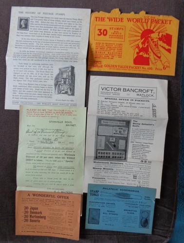 Stamp ephemera early 20th - -,