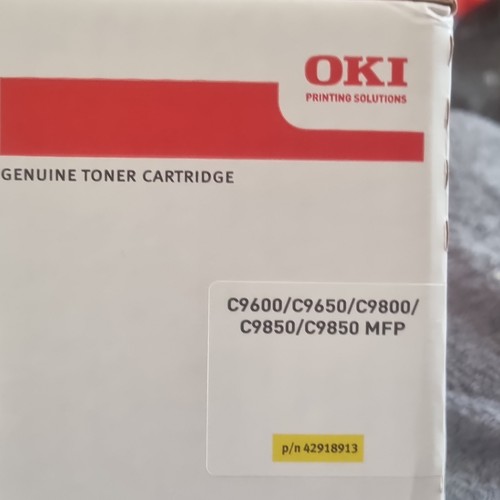 Oki genuine 42918913 yellow - oki,