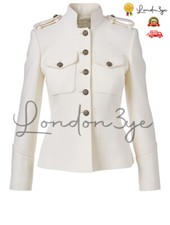 Women White Safari Military