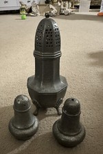 Vintage Civic Pewter Salt
