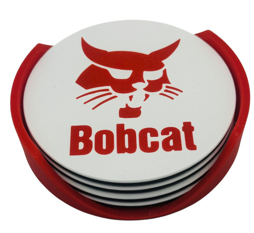 Bobcat coaster set - bobcat,