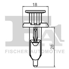 Fits FISCHER 77-30009.25 Clip