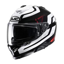 HJC I71 SIMO ENTA WHITE BLACK RED FULL FACE MOTORCYCLE MOTORBIKE HELMET ECE2206