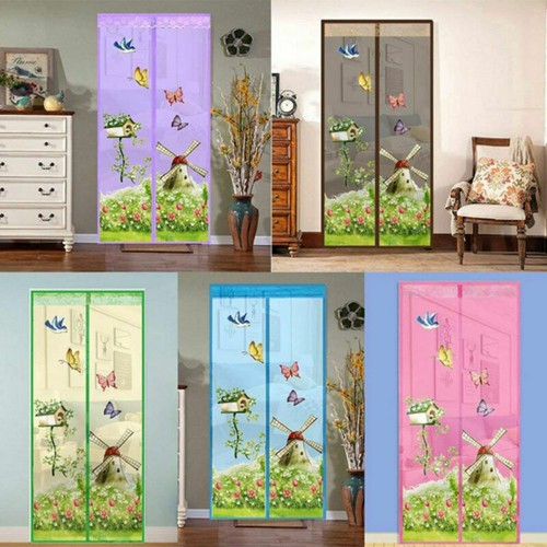 Magic curtain door mesh - door,