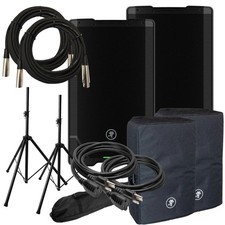 2 Mackie SRT215 15" 1600-watt