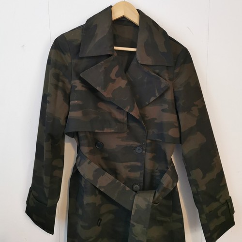 Allsaints mixie camo trench - camo,