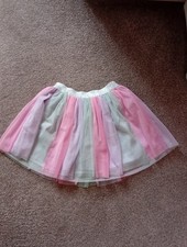 Monsoon Girls Skirt Rainbow Tutu Skirt Size 7-8 Years Old