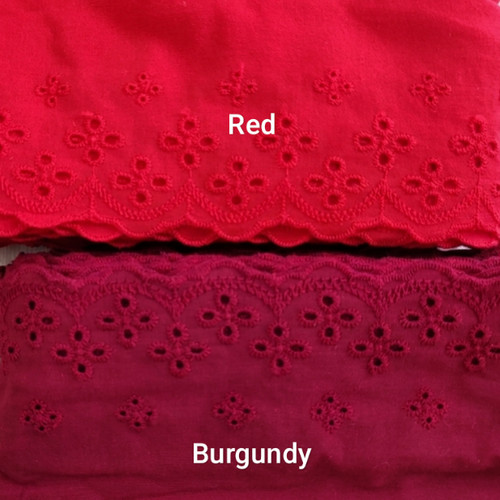 Double edge eyelet lace - edge,