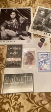 Mark Slaughter 80’s Hair Band-12 Piece Lot- Blas- tim- Mark-Kelly- Blando-signed