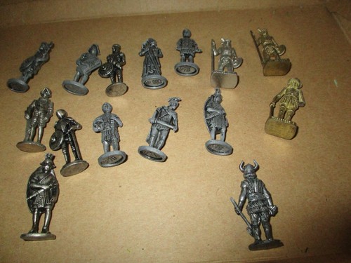 Metal soldiers etc