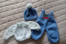 Hand Knitted Dolls Clothes to