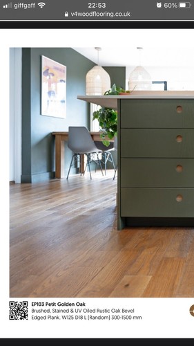 Oak golden stained wooden - stained,