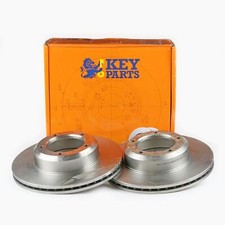 2x Brake Discs Vented For Land