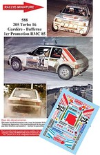 DECALS 1/43 REF 0588 PEUGEOT