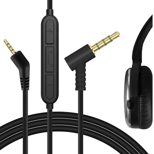 Geekria audio cable with mic - with,