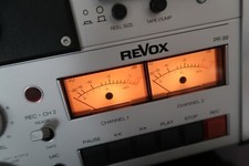2x REVOX VU-METER, BULB/LAMP