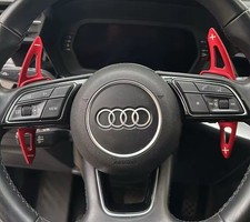 Audi Red DSG Paddle Shift Extensions (A1 A3 A4 A5 A6 A7 Q3 Q5  Q7 TT R8 S RS)