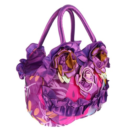 Flower design women handbag - flower,