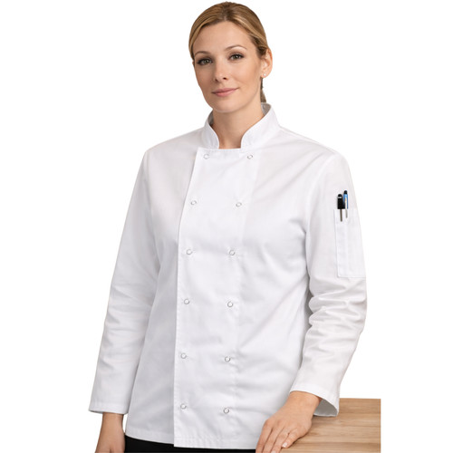 White chefs jacket - jacket, long