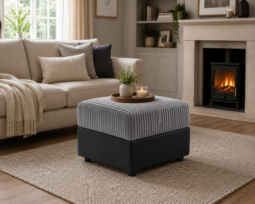 Black grey fabric - grey,