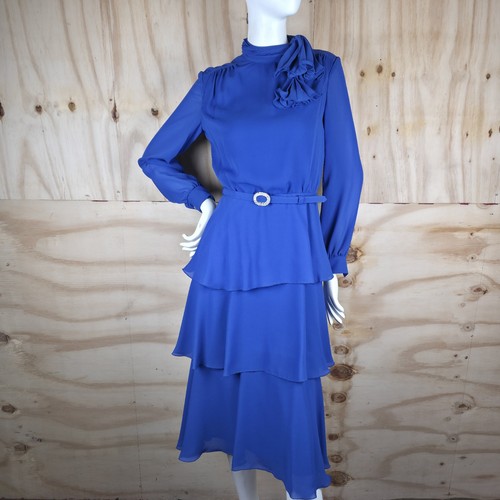 Vintage 80s berkertex cobalt - vintage,