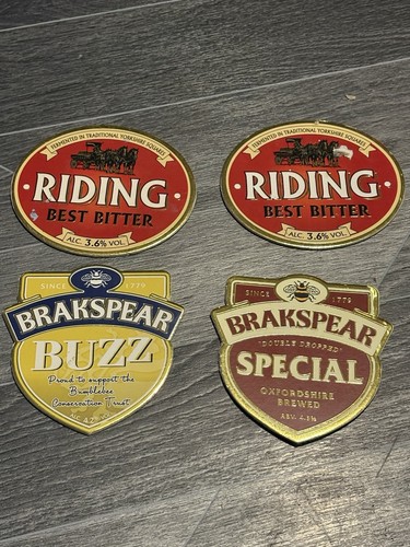 Assorted beer pump clips - beer,