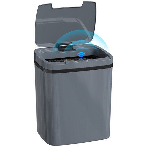 Homcom 15l sensor bin with - sensor,