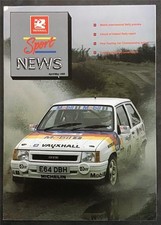 VAUXHALL Sport News Magazine