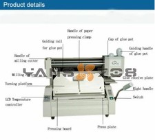 Perfect Wireless A4 Book Binding Machine Melting Glue Book Paper Binder Puncher