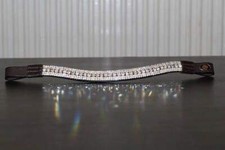 New Sparkly Curve shape Browband ideal for dressage showing Bridle Clear Crystal