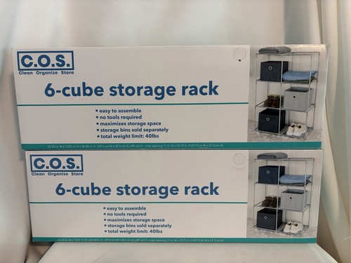 6 cube organizer - 2-c.o.s., 6-cube