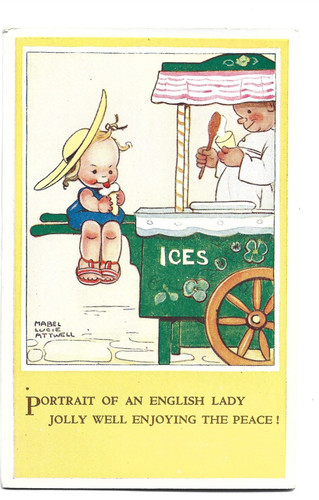 Mabel lucie attwell postcard - mabel,