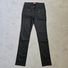 Womans Wet look Skinny Jeans Black Size 10 R&b Going out jeans