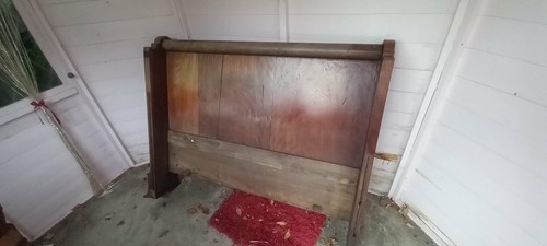 Antique sleigh bed - antique,