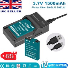 2X EN-EL12 Battery &Charger