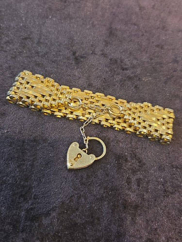 Vintage gold plated wide - vintage,