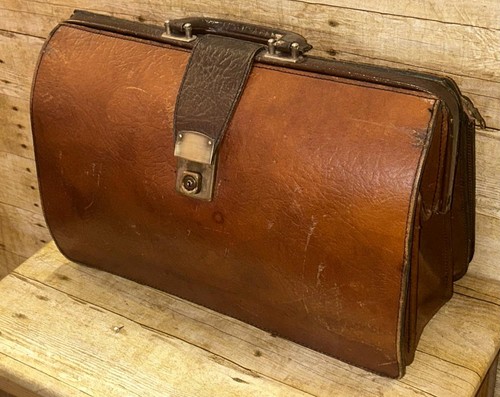 Vintage english brown leather - vintage,