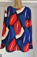 Phase Eight Blue/Red/White Top