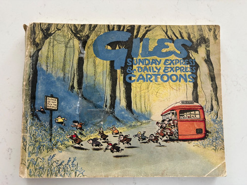 Giles cartoon annual book 3rd - cartoon,