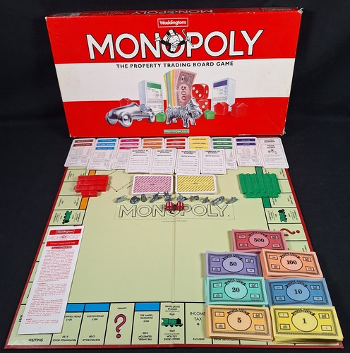 Vintage monopoly board game - board,