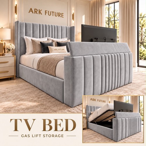 Bed frame winged plush - frame,