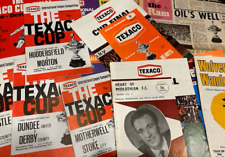 TEXACO CUP PROGRAMMES 1970-1972 ( 20 DIFF)  UPDATED