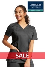 Cherokee Revolution Mock Wrap Top WWE610 SCRUBS Soft Stretch Nurse/Dentist